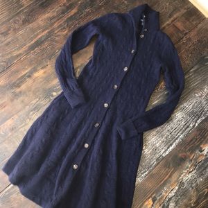 Ralph Lauren Navy Blue “Blue Label”Dress/Sweater